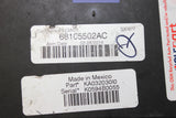 2012 JEEP LIBERTY TIPM TEMIC INTEGRATED OEM FUSE BOX MODULE 68105502 REMAN