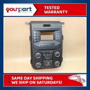 13-14 FORD F-150 CLIMATE CONTROL CENTER STACK BEZEL EL3T-18A802-CA3JA6 TESTED OE