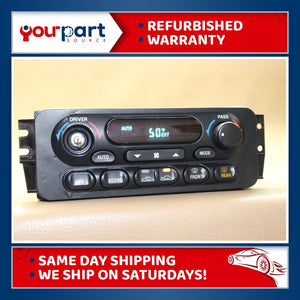 98-02 OLDSMOBILE INTRIGUE DIGITAL CLIMATE CONTROL HEATER ECON 09381523 REMAN