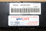 98-02 OLDSMOBILE INTRIGUE DIGITAL CLIMATE CONTROL HEATER ECON 09381523 REMAN